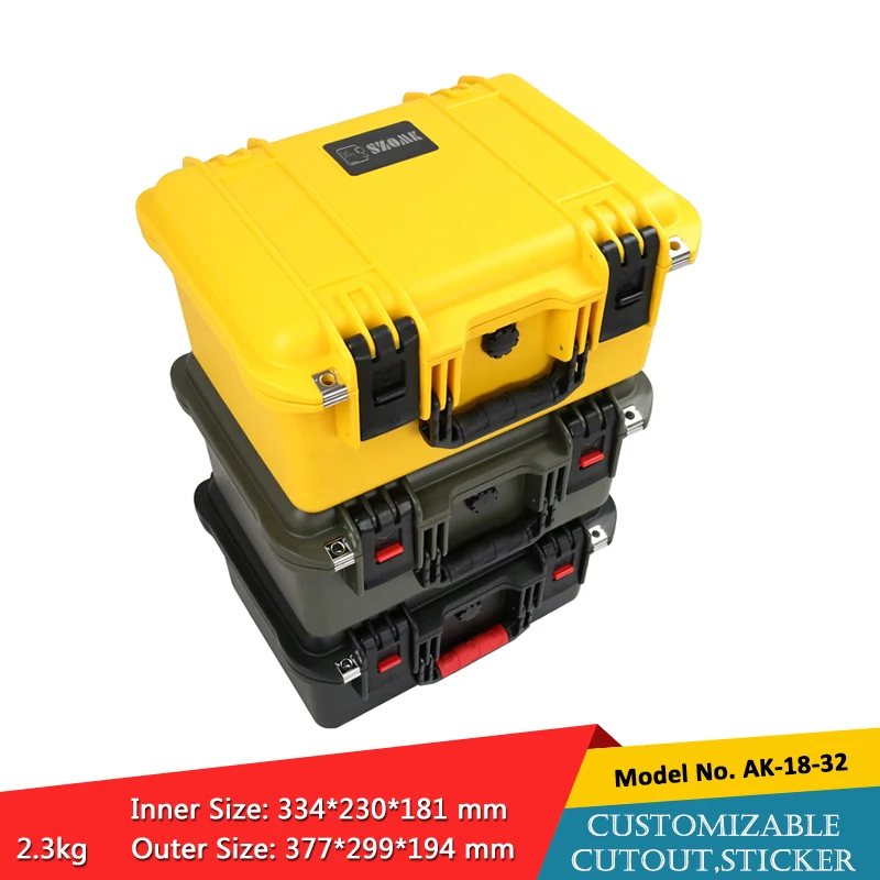 IP67 Plastic Waterproof Tool Box Transparent Hard Equipment Storage Case  (3)