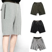 Летние Новые Мужские штаны хип-хоп хипстер повседневные штаны модные спортивные штаны для бега свободные однотонные брюки с карманами для мужской одежды