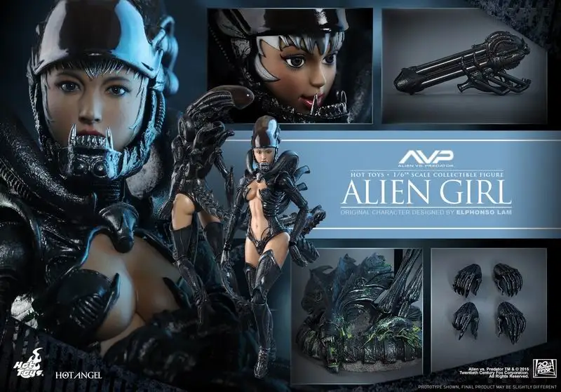 HT HOTTOYS 1/6 AVP Aliens Vs. Predator Alien Girl коллекция экшн фигурок для любителей праздничного