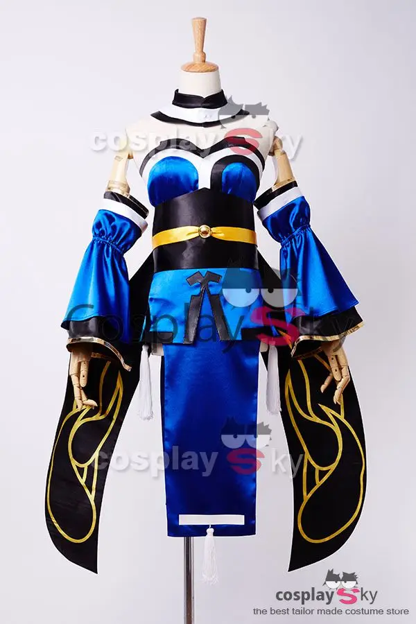 FateExtra CCC Caster Tamamo no mae Cosplay Costume_3