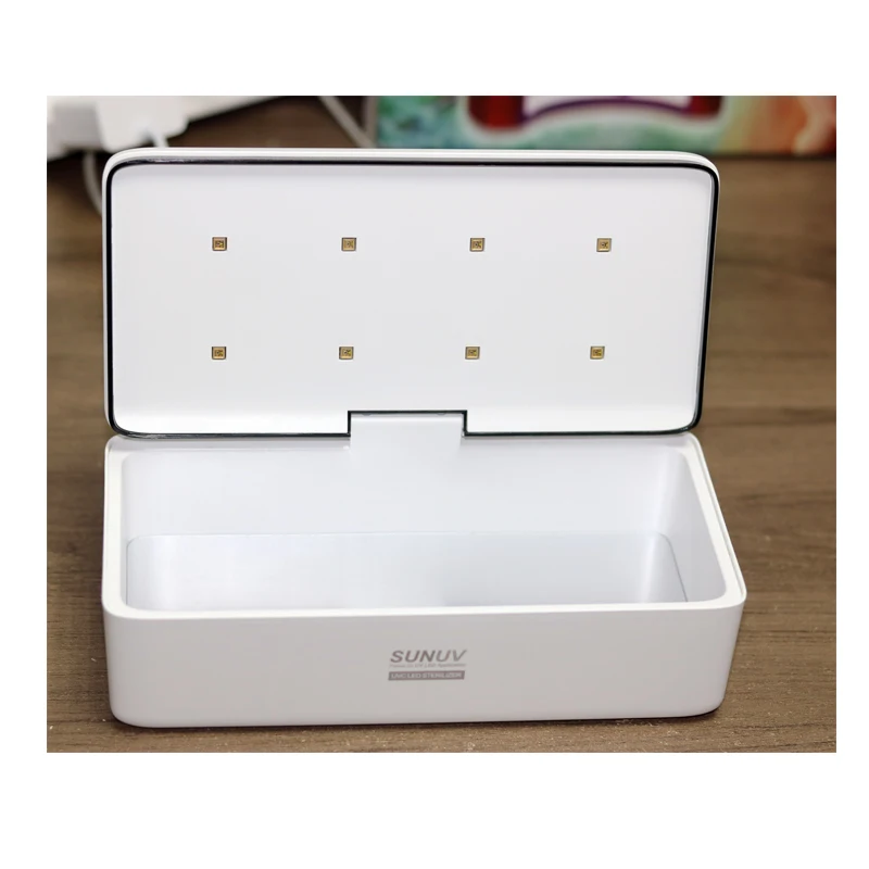 

UV Sterilizer Box Beauty Tools Sterilizer Storage Box S2 Portable Disinfection Box for Salon Nail Art Tools