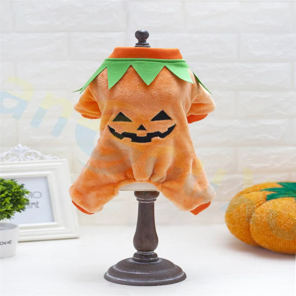 10pcs Halloween Party festival Cat Clothes Teddy Puppy Dog hamburger Clothes Winter Hot Dog Pet Winter vest Halloween decoration