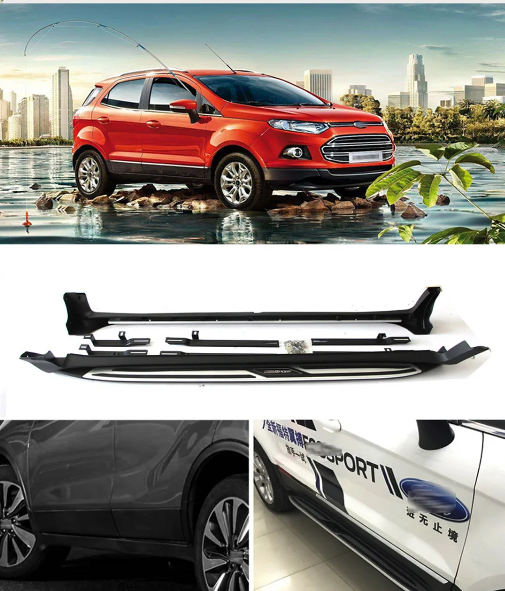 Горячие ходовые доски боковой шаг боковой бар для Ford Ecosport 2013-+, профессиональный ISO9001 завод на SUV боковой шаг 5 лет