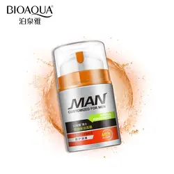 Bioaqua бренд Для мужчин Уход за кожей глубоко увлажняющий масло-контроль Отбеливание Уход за кожей лица крем против морщин Антивозрастной