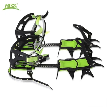 

1 Pair Outdoor Fourteen Teeth Bundled Crampon Ice Gripper Hiking Climbing Equipment BRS - S1A B Ultra-light Anti-crystallization