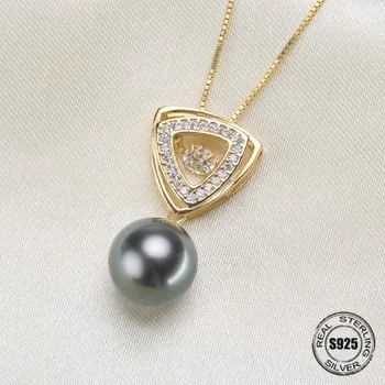 

Special Offer 925 Sterling Silver Pearl Pendant Necklace Pendant Findings Jewelry Parts Fittings Women Accessories