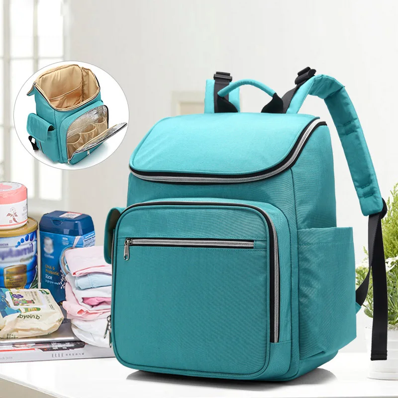 

Large Capacity Travel Backpack For Nappy Milk Powder Can Bottle Storage Baby Care Changing Diaper Bag Waterproof Travel Backpack