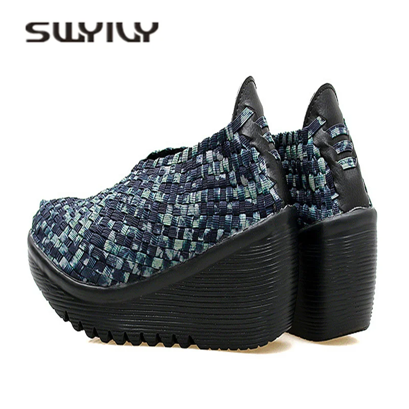 SWYIVY/Женская Тонизирующая обувь; дышащая обувь на платформе; коллекция года; женская обувь для похудения; женская Тонизирующая обувь