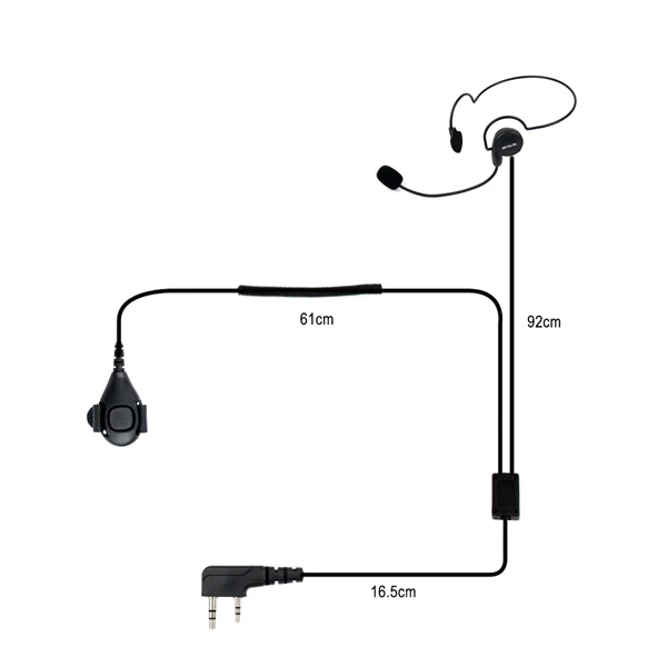 5 шт. Retevis 2 Pin Динамик Mic Finger PTT для Kenwood Baofeng UV-5R 888 S Retevis H777 RT5R RT5 PUXING TYT Walkie Talkie C9029A