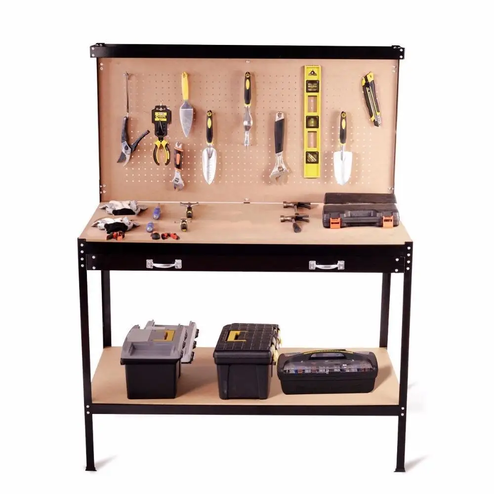 

Goplus Multi-Purpose Workbench Tools Storage Steel Frame Workshop Drawer TL33846