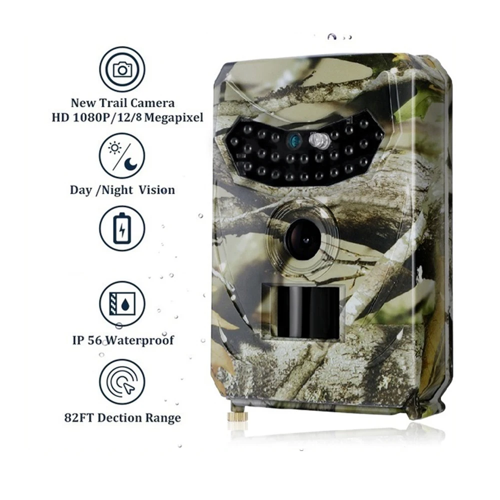 Охотничья ловушка камера ночного видения Trail Camera s 1080P видеомагнитофон 12MP для