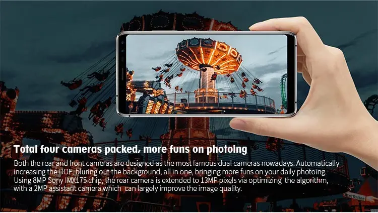 ALLCALL S1 2GB RAM 16GB ROM MTK6580A 1.3GHz Quad Core 5.5 Inch IPS Full Screen Quad Camera Android 8.1 3G Smartphone