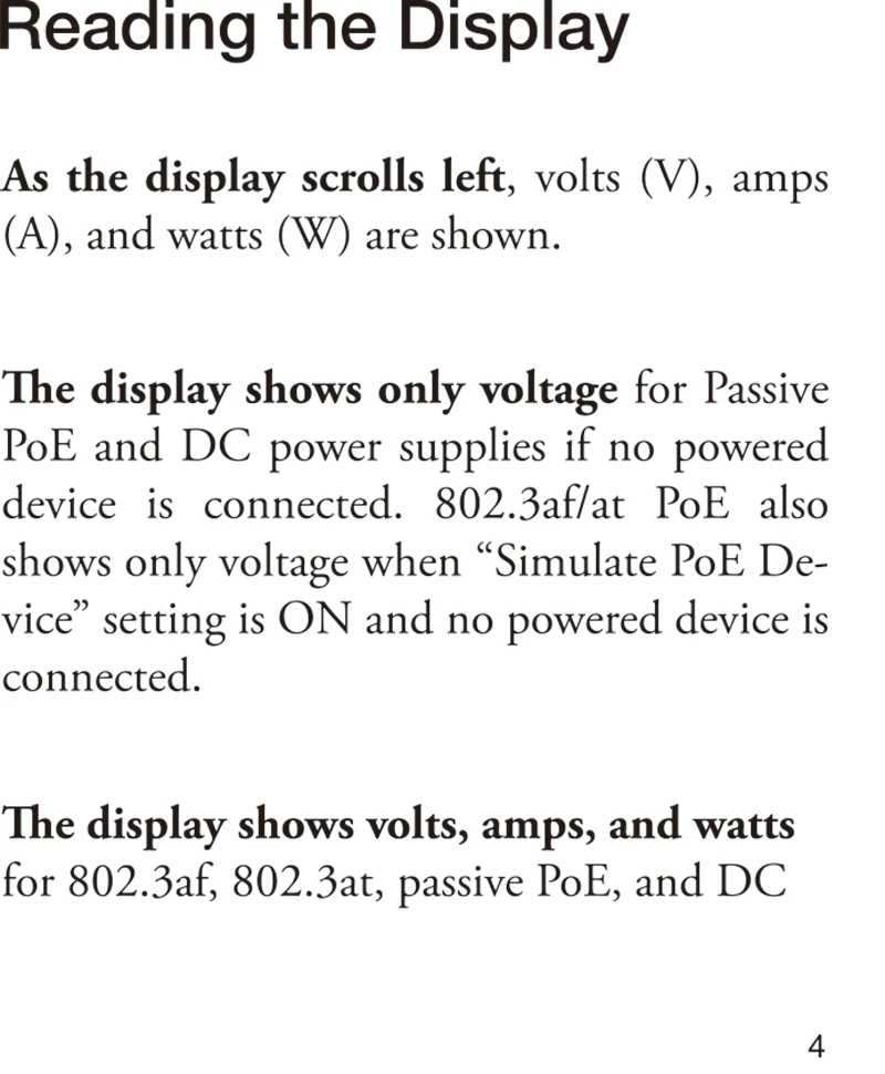 POE TESTER Data sheet and Manual 201808-5