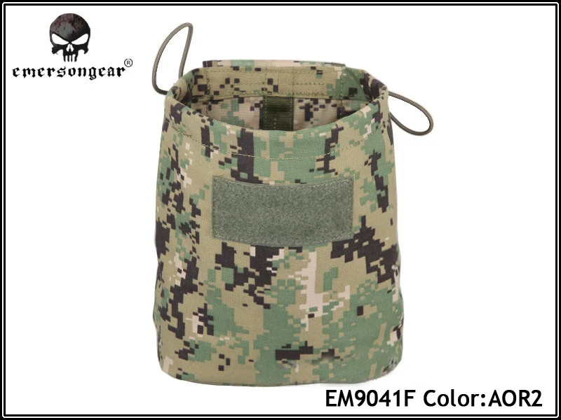 EmersonGear складной журнал переработки сумки охотничьи Airsoft тактический падения разное мешок EM9041 мультикам черный - Цвет: AOR2