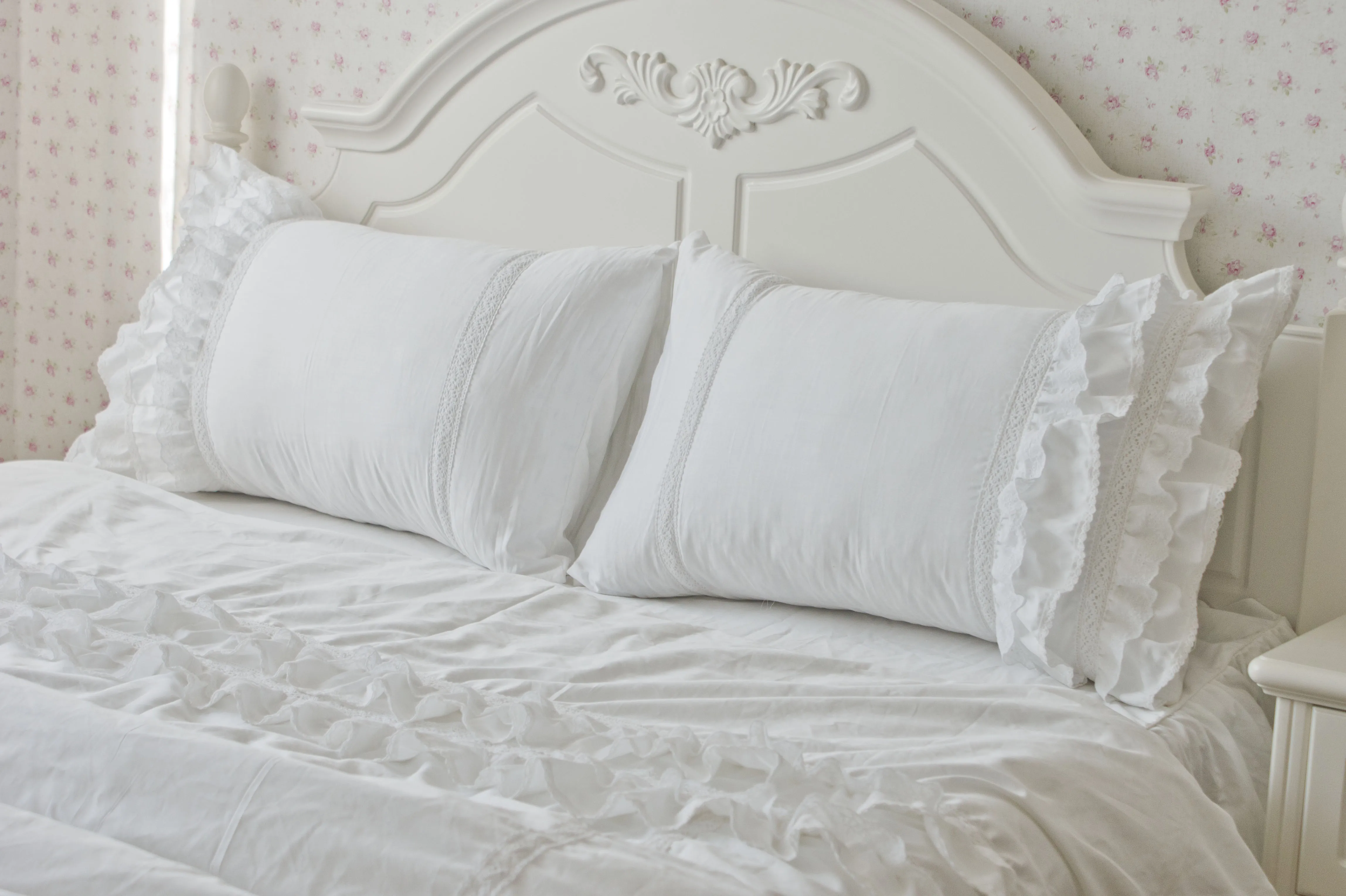 Роскошный многослойный Чехол для подушки с рюшами в европейском стиле, элегантный чехол для подушки ручной работы с морщинами, дизайнерский чехол для подушки с бантом для милой принцессы