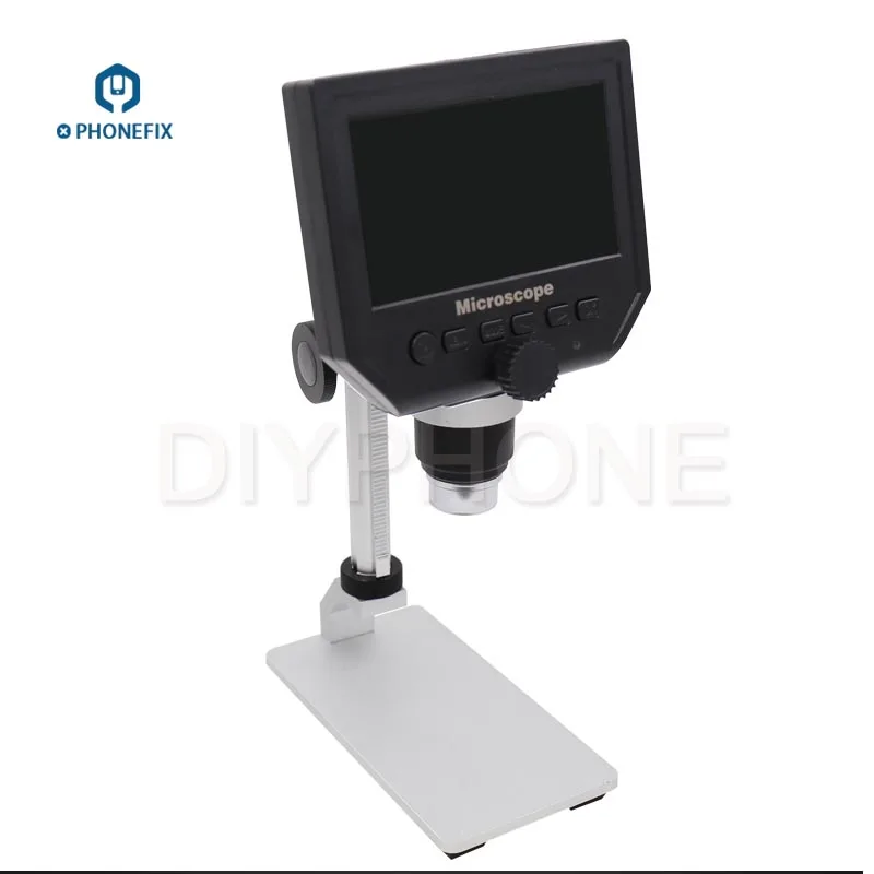 G600 Microcope 4 3 дюймовым экраном 600x3 6 Мп 8 светодиодный бусины микроскоп с Алюминий