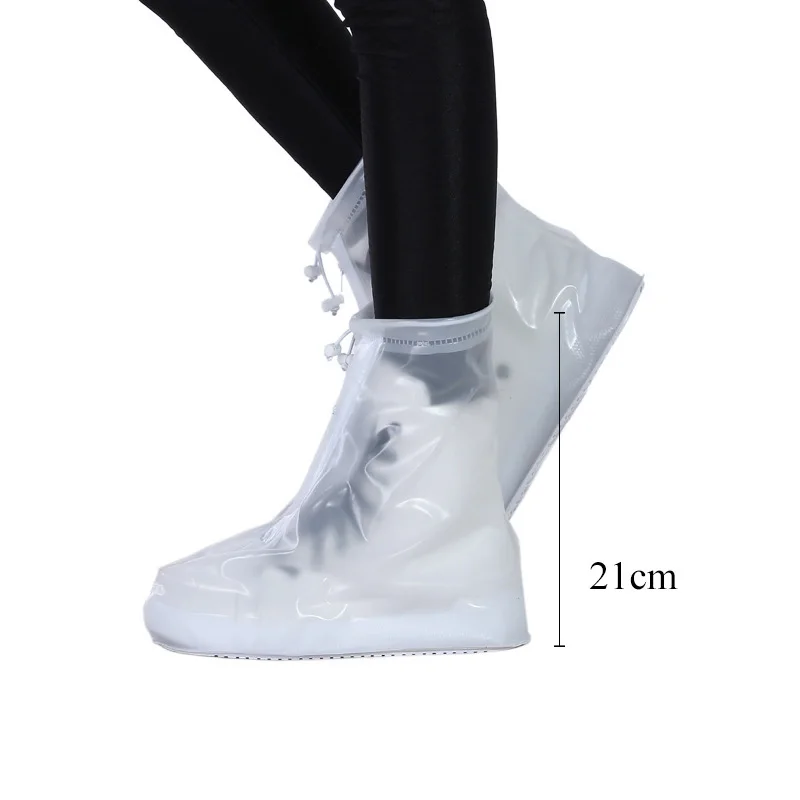 New exhibition Men Women's Rainproof Waterproof Reusable Rain Shoes Covers Thick wearable bottom Flat Ankle Heels Boots Covers N New exhibition Men Women's Rainproof Waterproof Reusable Rain Shoes Covers Thick wearable bottom Flat Ankle Heels Boots Covers N