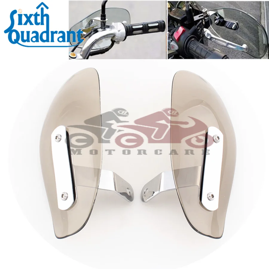 Motorcycle Accessaries Light Smoke Hand Guard Wind Deflector For Harley