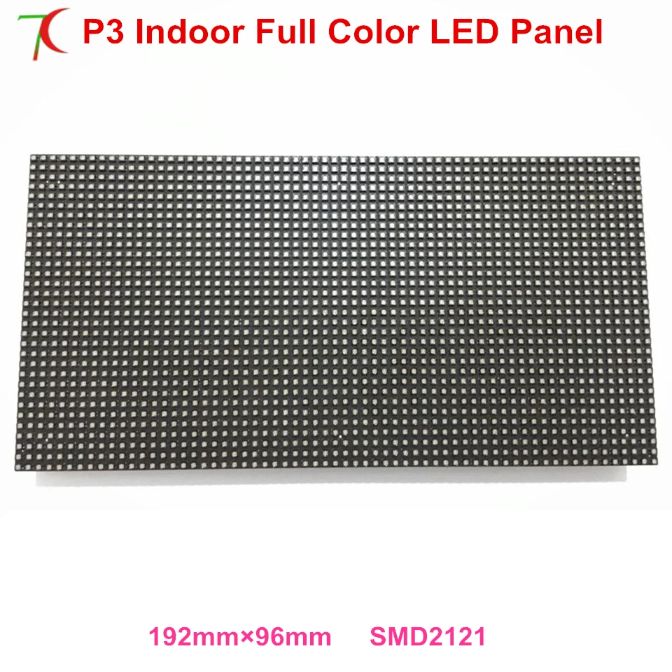 

China factory sales 192*96mm P3 indoor 16scan full color led display screen module widely use for led video wall