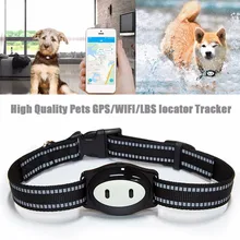 Gps/Wi-Fi/LBS устройство для определения местоположения домашних животных трекер миниатюрное устройство отслеживания IP68 Водонепроницаемый подача напоминание gps локатор