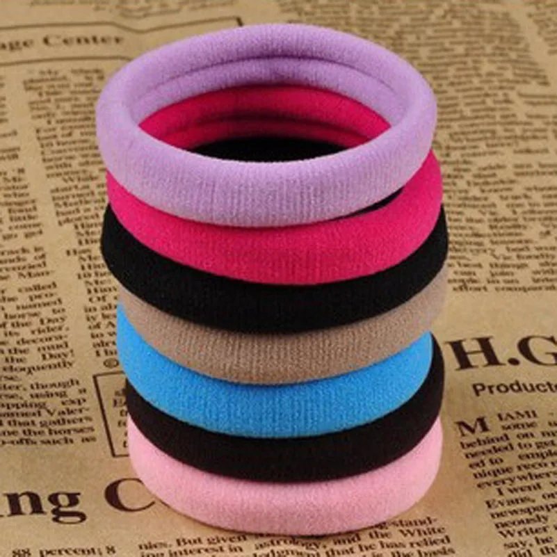 

Lots 20 Pcs Candy Fluorescence Colored 4cm Hair Holders Rubber Hair Bands Hair Elastics HairBand Accessories Hair Tie