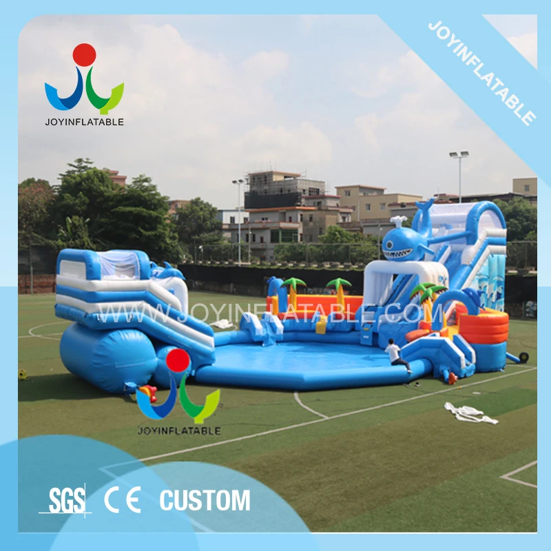 tobogan gigante inflable para ninos parque acuatico con piscina a la venta