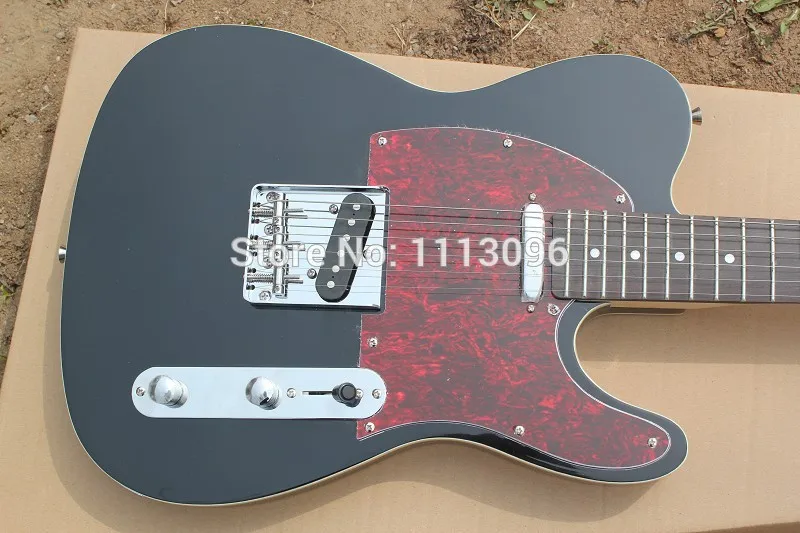 

Free shipping wholsale guitarra TL guitarra/maple neck oem black color electric guitar/guitar in china