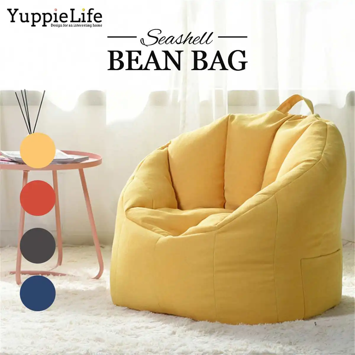 Billige Sitzsack Abdeckung Sofa Stuhl Füllung Bag Liege Sofa Ottomane Sitz Wohnzimmer Möbel Ohne Füllstoff Sitzsack Hocker Puff Couch