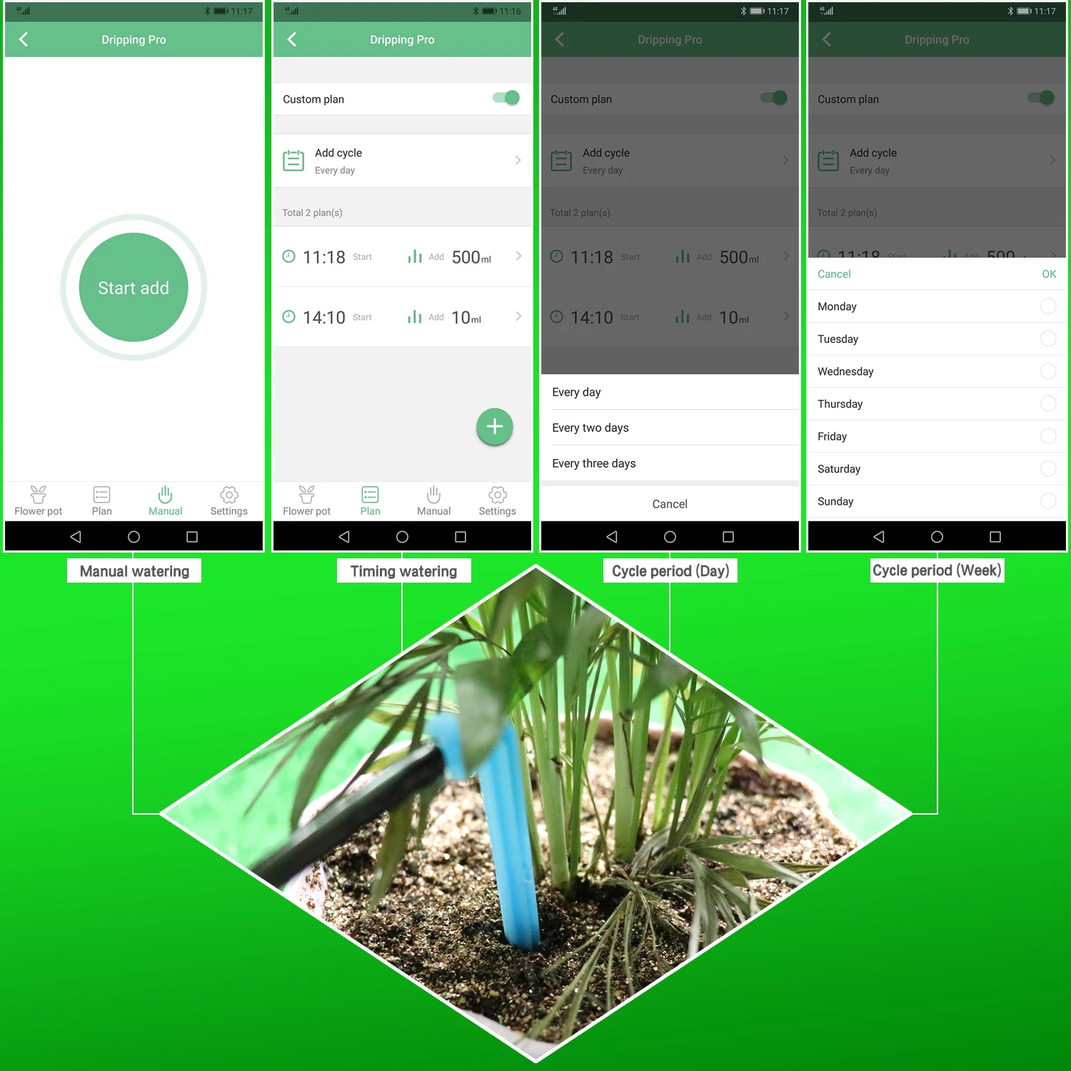 DXBQYYXGS Dripping pro Mobile phone control Garden plant utomatic Drip Irrigation watering system Intelligent water timer pump DXBQYYXGS Dripping pro Mobile phone control Garden plant utomatic Drip Irrigation watering system Intelligent water timer pump