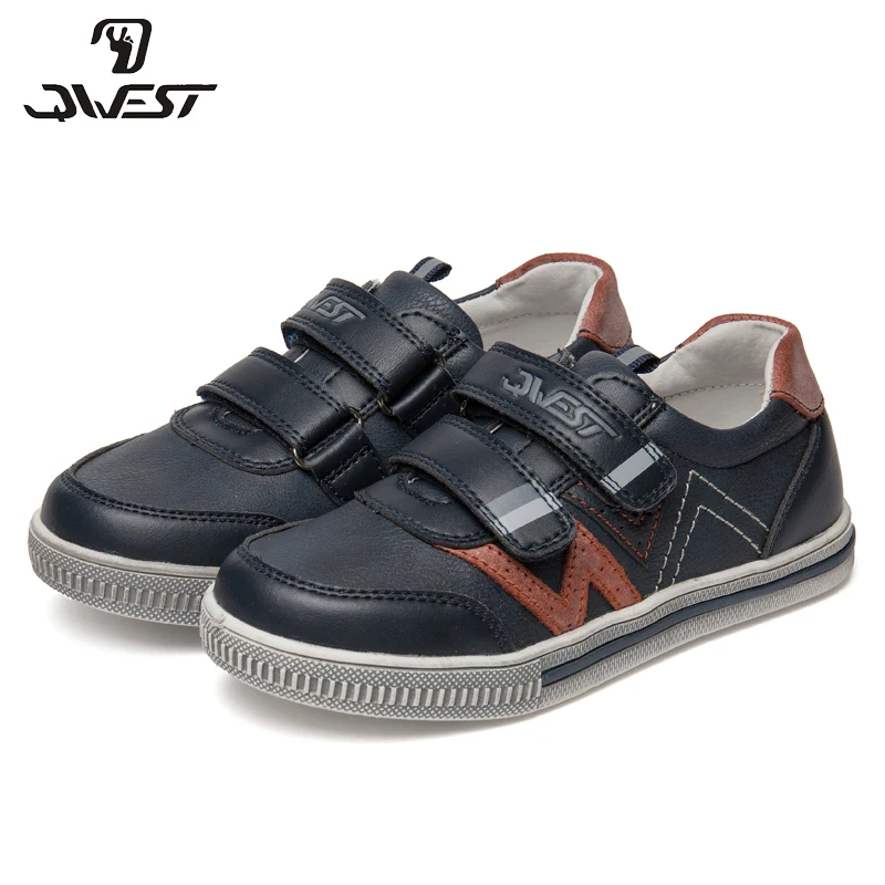 

FLAMINGO Brand Print Comfortable Spring& Autumn Breathable Hook& Loop Flat Children Sneakers Size 27-32 for Boys 91P-XY-1173