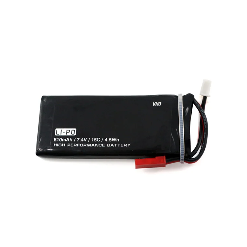 Hubsan X4 Batteries H502S RC 610mAh Lipo 7.4V RC Drone Battery 15C 4