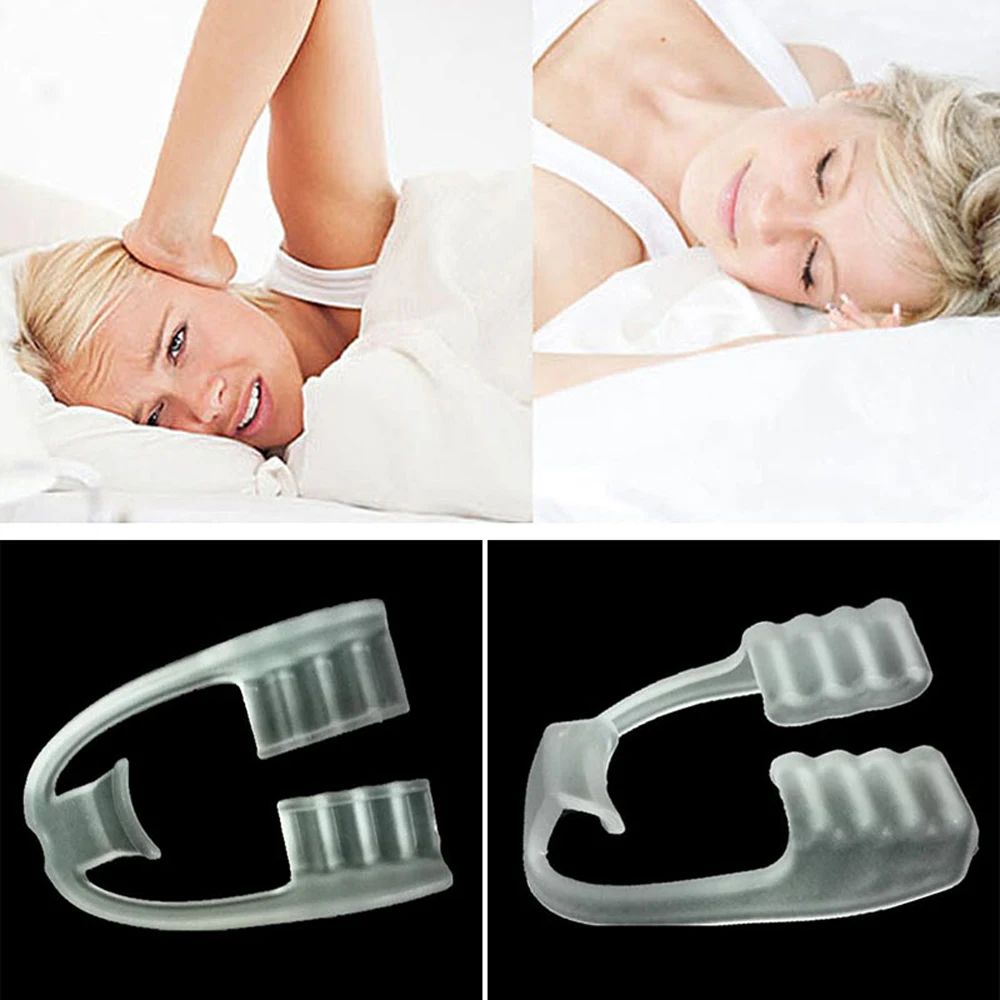 

1Pc Anti-snoring Mouth Guard Night Sleep Anti Snore Mouthpiece Stop Teeth Grinding Bruxism Eliminate Snoring Body Care Sleep Aid