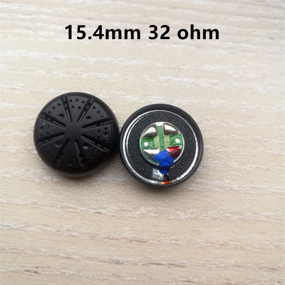 

1 Pair 15.4mm 32ohm Flat Head Earbuds Speaker Unit MX500 Speaker Driver Unit Earphone Speaker DIY Earphone Accessories