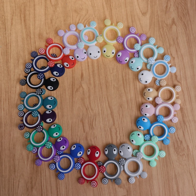 

1 Pc Safety Tortoise Baby Kids Food Grade Silicone Soother Teether Teething Pacifier Cute Hot