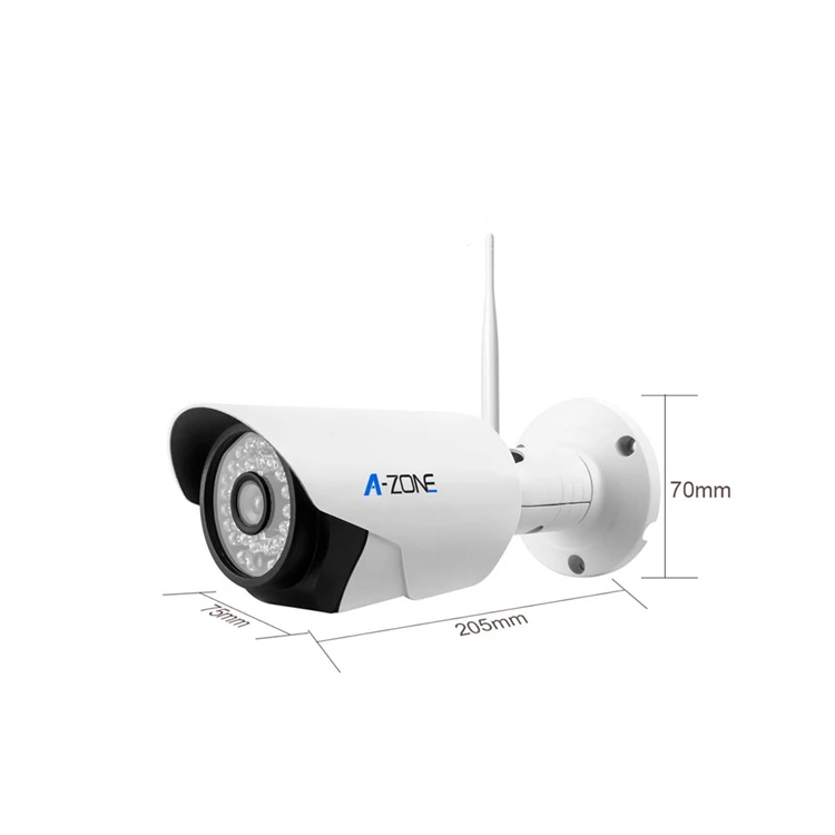 

A-ZONE HD 960P WiFi Camera IP66 Home IP Security Camera Waterproof Night Vision Audio Motion Detect for Home