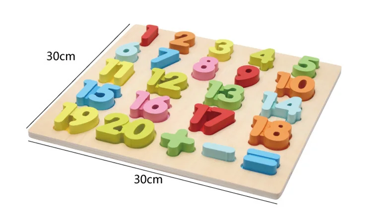 30*30 см большой пазл доска деревянная Игрушечные лошадки буквы алфавита Цифровой 3D Puzzle Дети раннего образования Игрушечные лошадки для