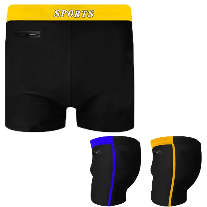 2018 Мужские Профессиональные плавки maillot de bain homme боксеры с карманом тонкие