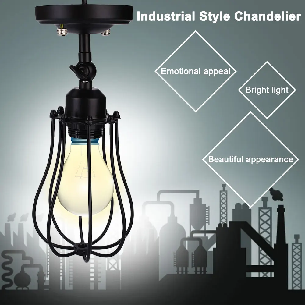 

Nordic Black Retro Vintage Industrial Steam Punk Water Pipe Sconce Iron Rust Wall Lamp