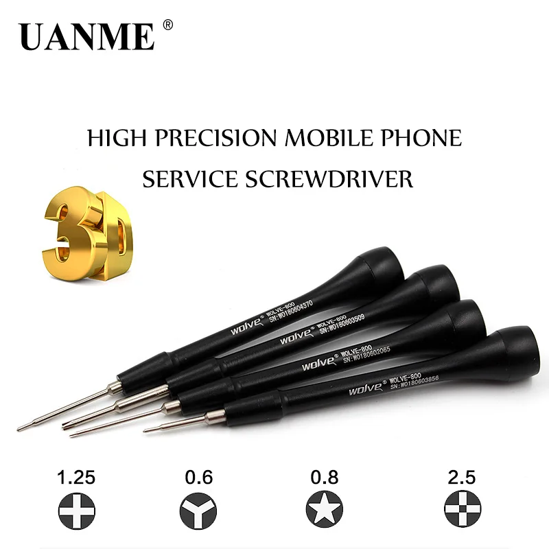 

Foxconn Original Precision Screwdriver 0.8-Torx 1.25-Phillips 0.6-Y-Type 2.5-PZ for Fine Manual operation