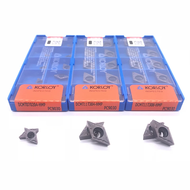 

DCMT070204 DCMT11T304 DCMT11T308 PC9030 high quality Blade lathe Turning tool plate carbide insert for stainless steel