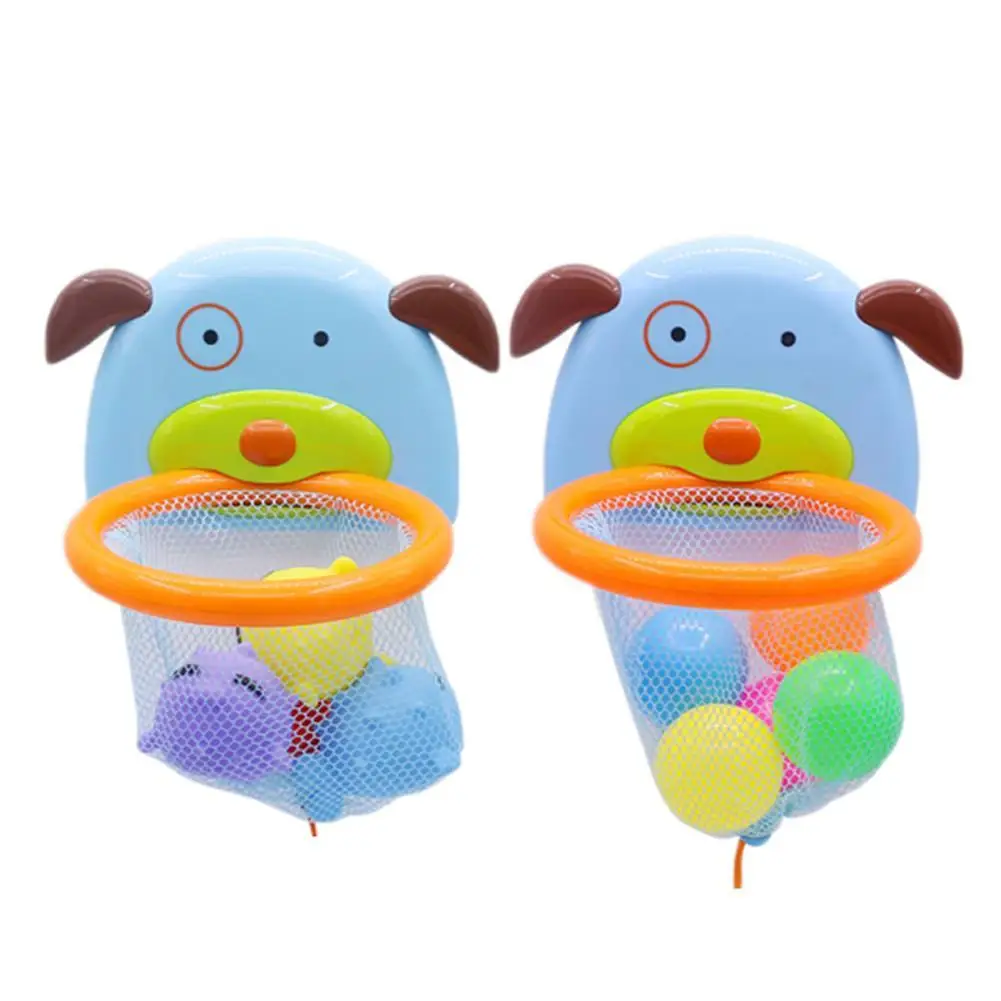 incredible  Children Bath Dabbling Toy Shooting Toy Ocean Ball Dabbling Basketball Hoop Stand Sports Basketball