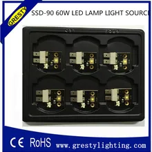 SsD-90-W65S-C12 CM100 60 Вт светодиодный белый Чип 6500 к 3750LM светодиодный движущаяся головка луч лампы Диод SSD-90 светодиодный S DIY светодиодный HB модуль