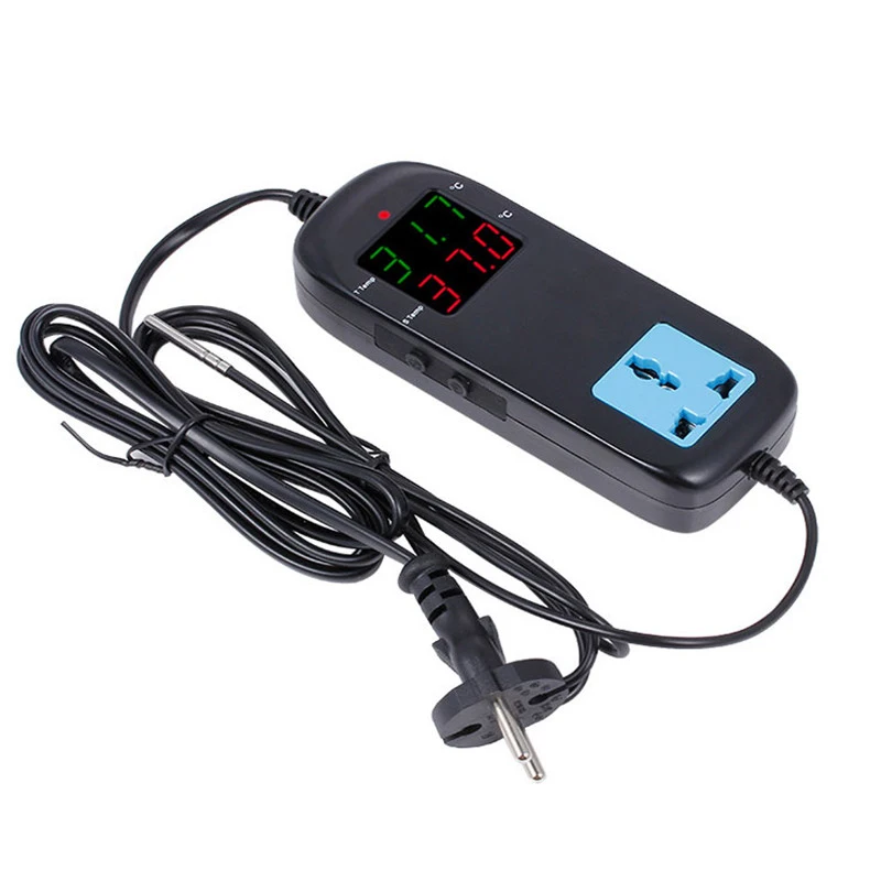 

1 pcs Thermostat MH-2000 Digital Intelligent Electronic Thermostat AC90v-AC250V Minus 40-120 Degrees Celsius With Power Cord