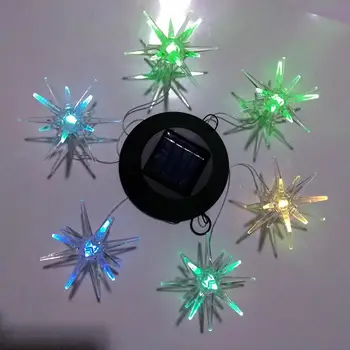 

Litake Solar-powered LED Light Color Changing Wind Chimes Meteor Pendant Bell Yard Garden Home Decor