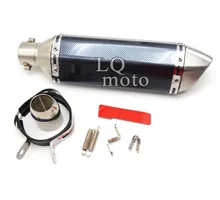 Motorcycle Modified Exhaust pipe dirt bike muffler For YAMAHA FZ6 /600 FAZER /S2 2004 2005 2006 2007 2008 2009 2010