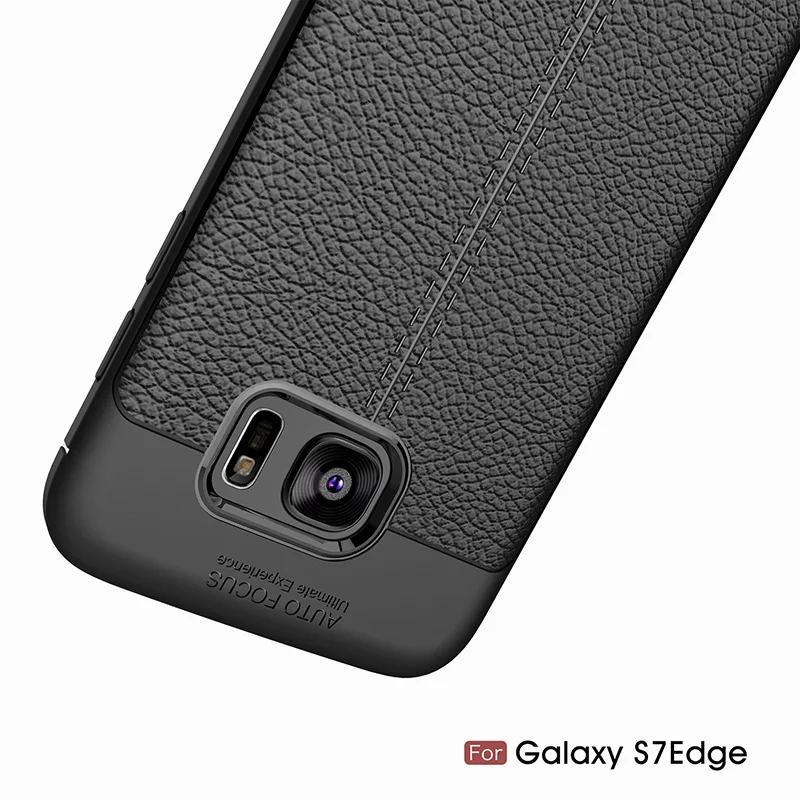 litchi leather silicone case samsung s7 edge (10)
