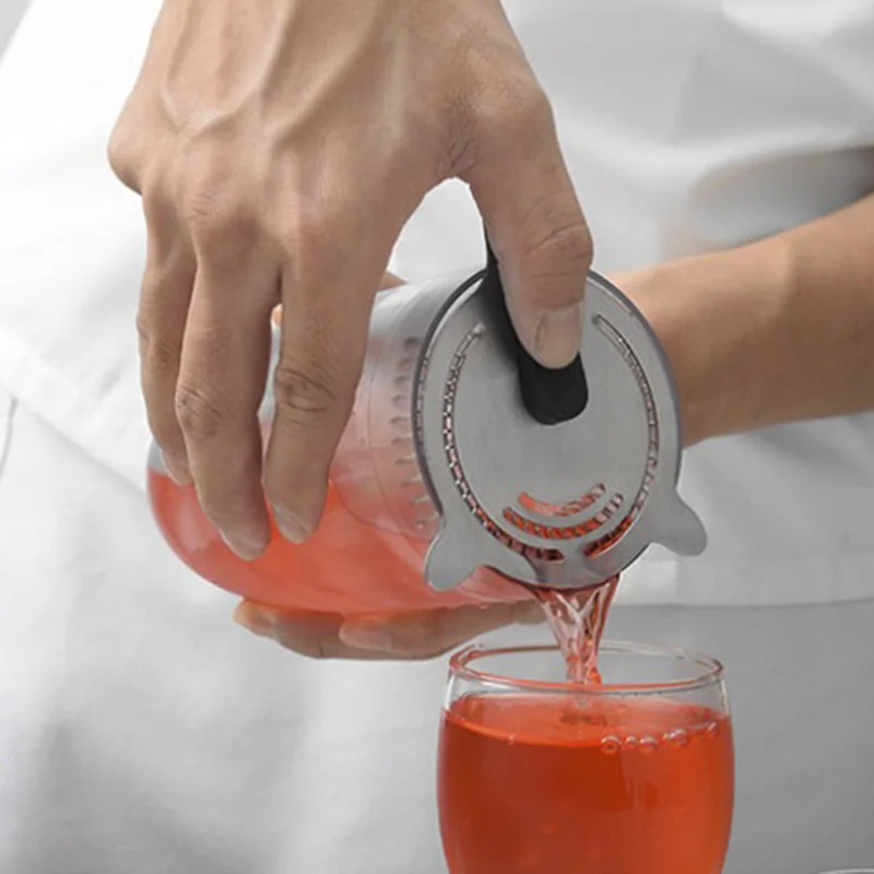 

Bartender Cocktail Shaker Wire Mixed Drink Ice Strainer Stainless Steel Colander Filter Cocktail Bar Accessories Kitchen Tools
