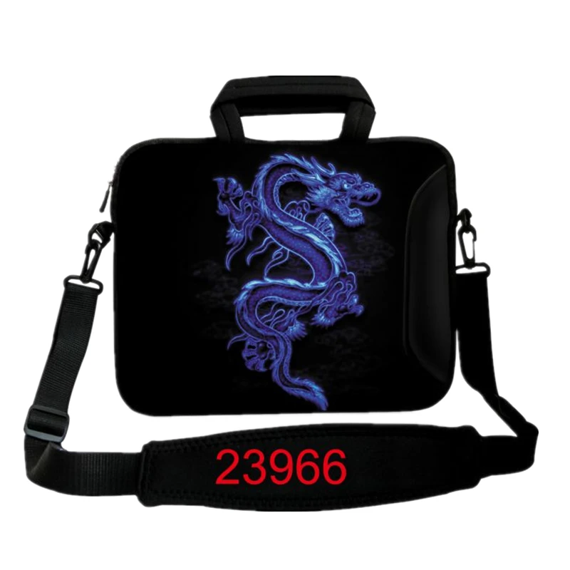 Blue Dragon laptop sleeve case Cover for Apple MacBook Air pro 10 12 13 14 15 17 inch notebook computer tablet PC Messenger Bag