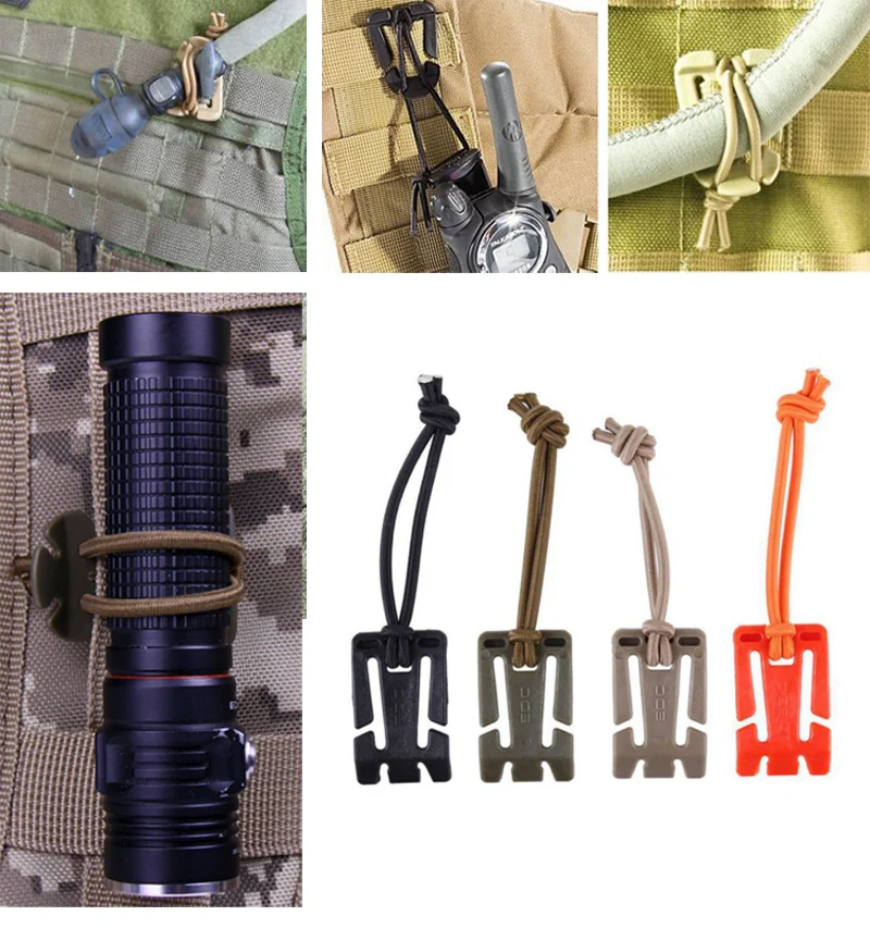 ITW webbing Molle Backpack bushcraft Strap Hang Buckle dom Clip Military Outdoor Camp Hike