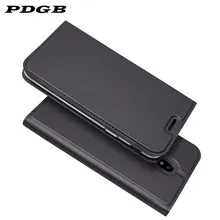 Кожаный флип-чехол PDGB для samsung Galaxy A3 A5 A7 J3 J5 J7 J2 Prime J8 J4 J6 Plus роскошный мягкий чехол-книжка